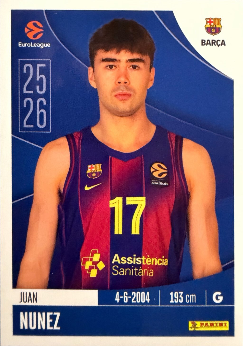 EuroLeague 2025/26 Panini - Scegli figurina da da 1 a 230