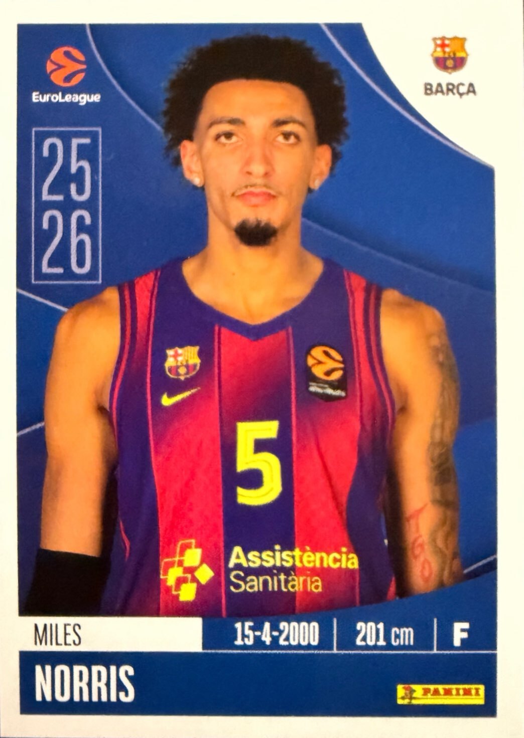 EuroLeague 2025/26 Panini - Scegli figurina da da 1 a 230