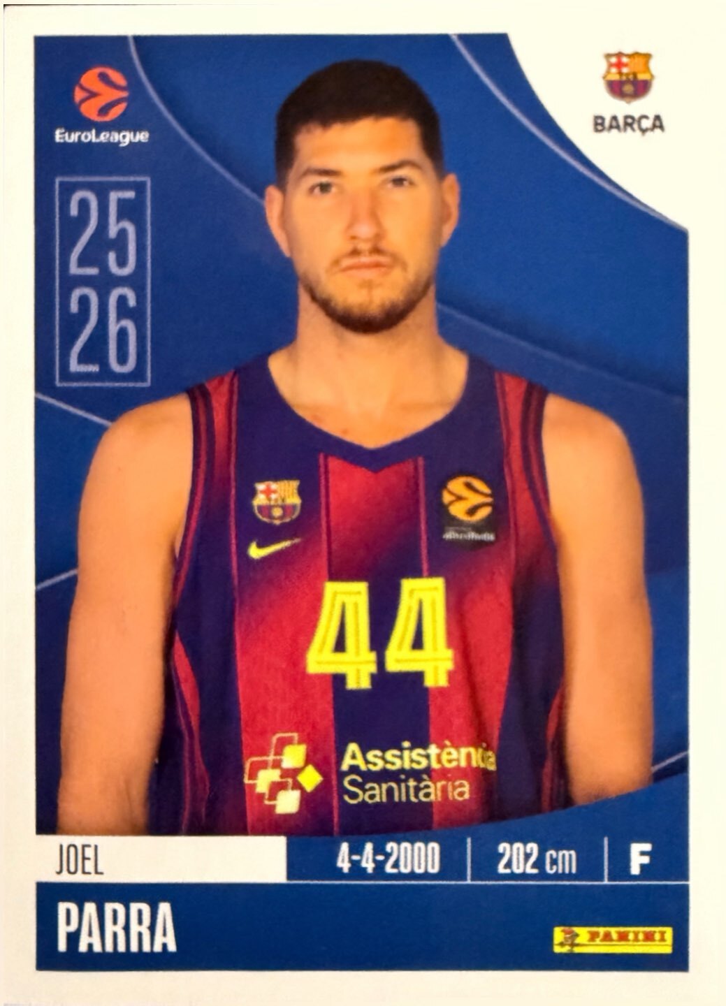 EuroLeague 2025/26 Panini - Scegli figurina da da 1 a 230