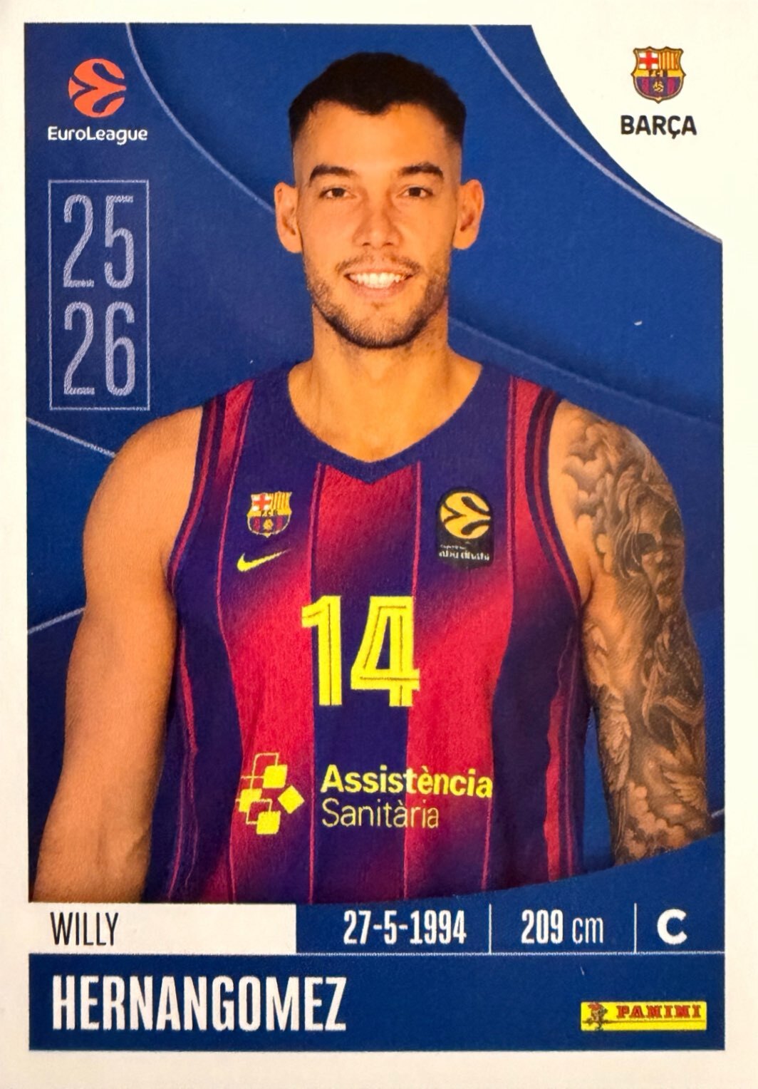 EuroLeague 2025/26 Panini - Scegli figurina da da 1 a 230