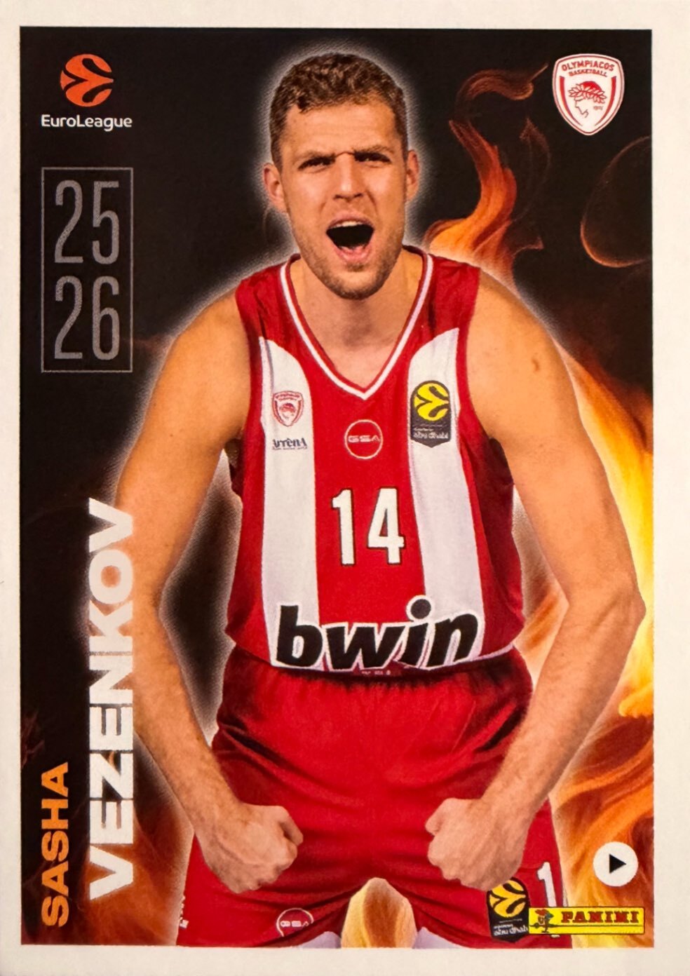 EuroLeague 2025/26 Panini - Scegli figurina da da 1 a 230