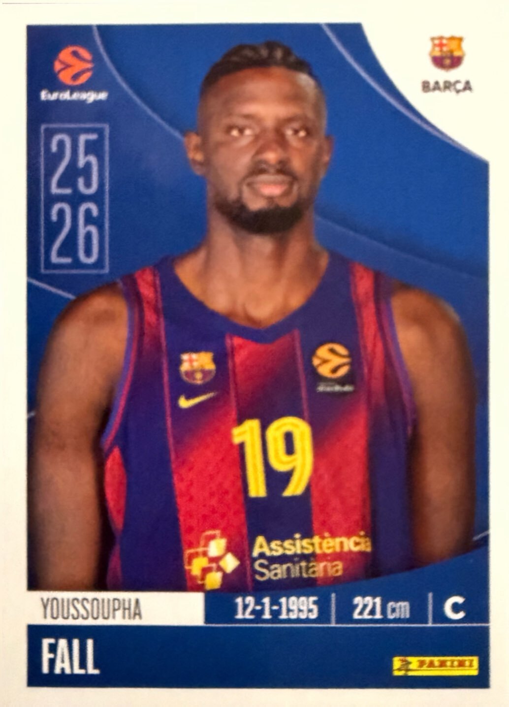 EuroLeague 2025/26 Panini - Scegli figurina da da 1 a 230