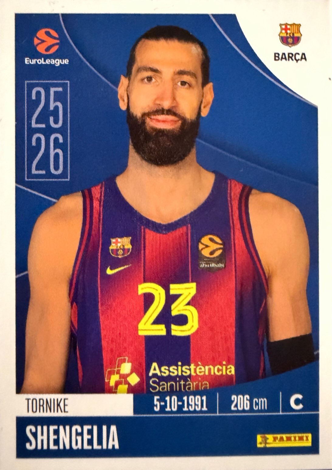 EuroLeague 2025/26 Panini - Scegli figurina da da 1 a 230