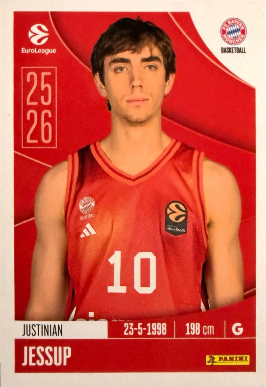 EuroLeague 2025/26 Panini - Scegli figurina da da 1 a 230