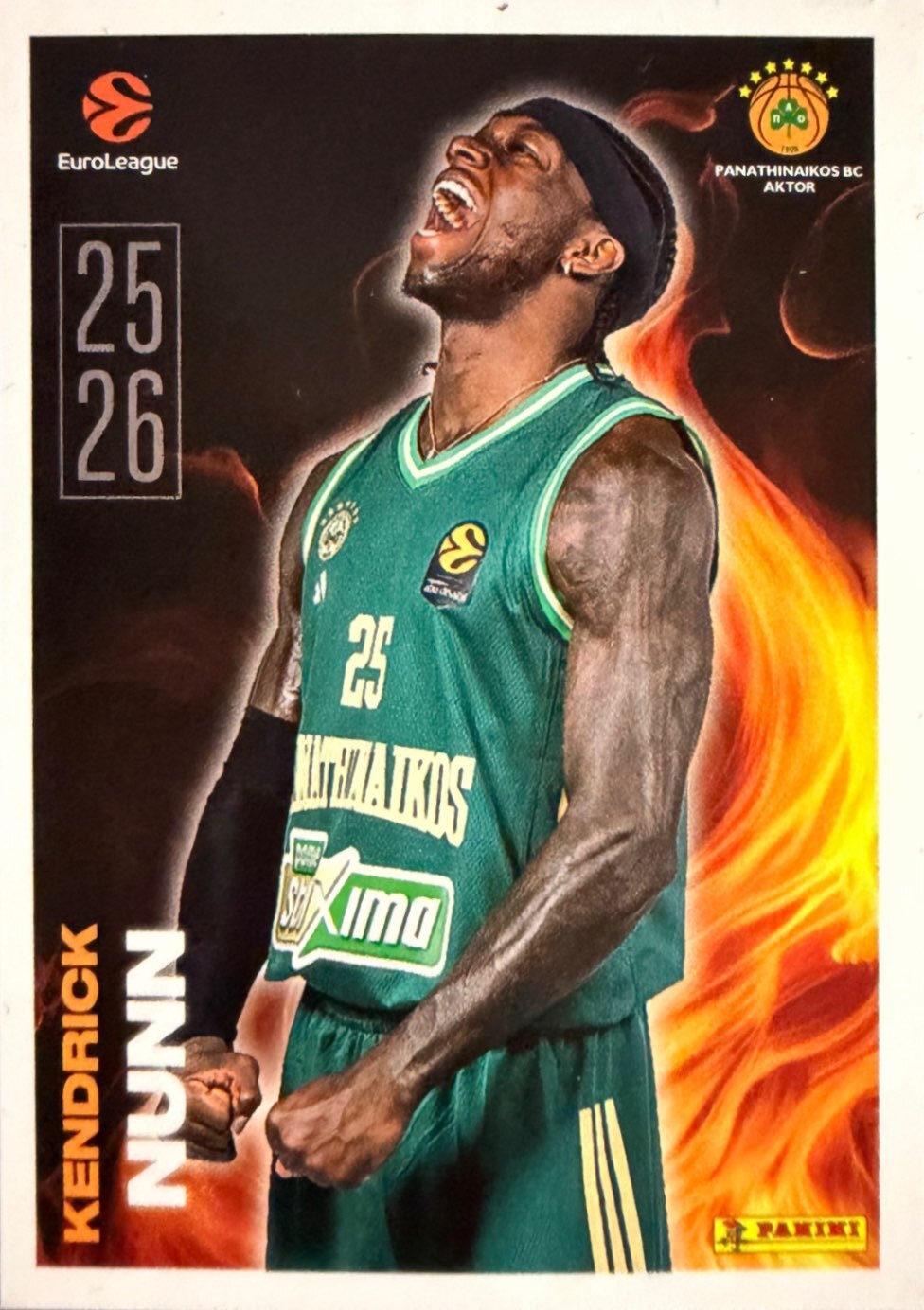 EuroLeague 2025/26 Panini - Scegli figurina da da 1 a 230