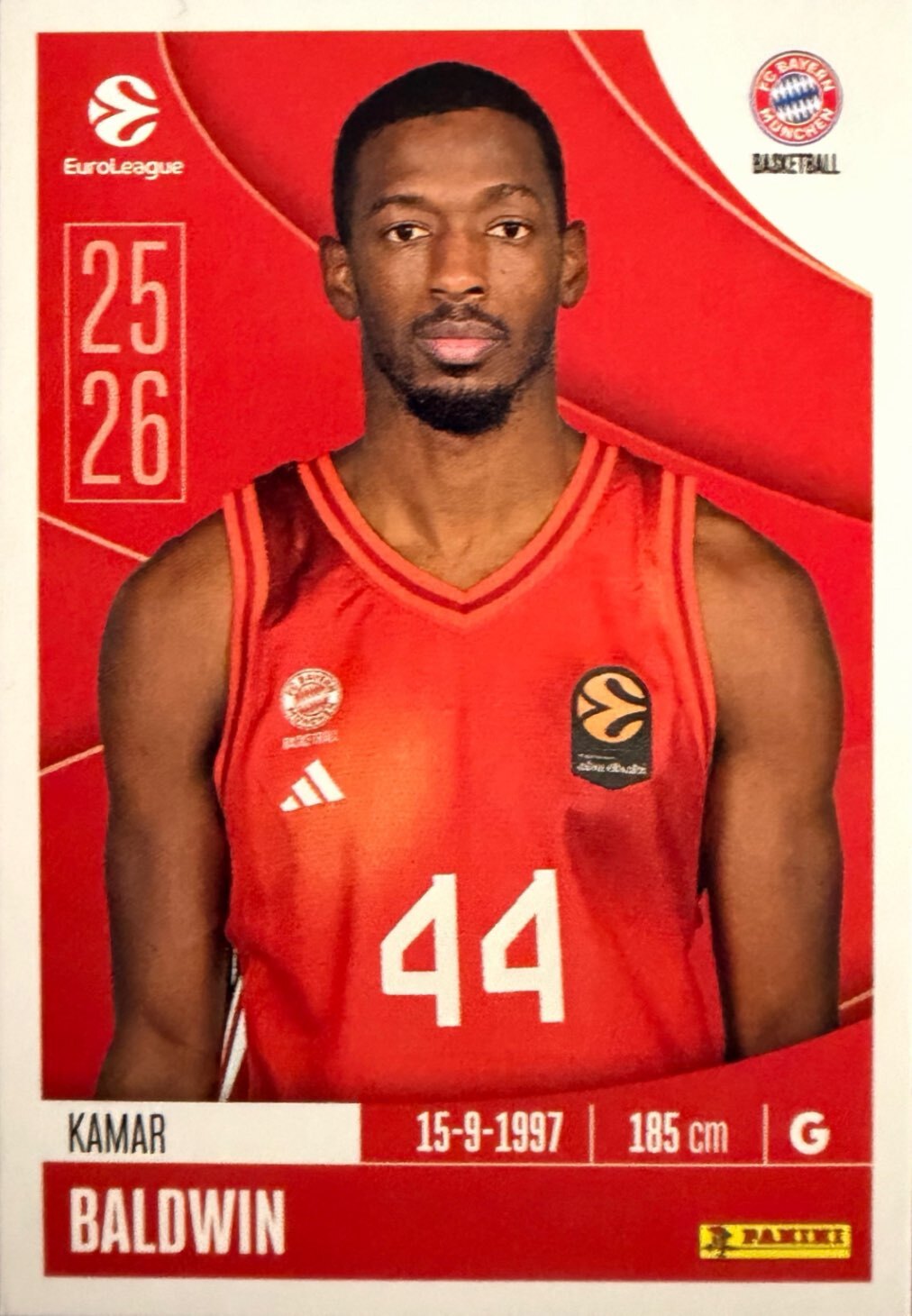 EuroLeague 2025/26 Panini - Scegli figurina da da 1 a 230