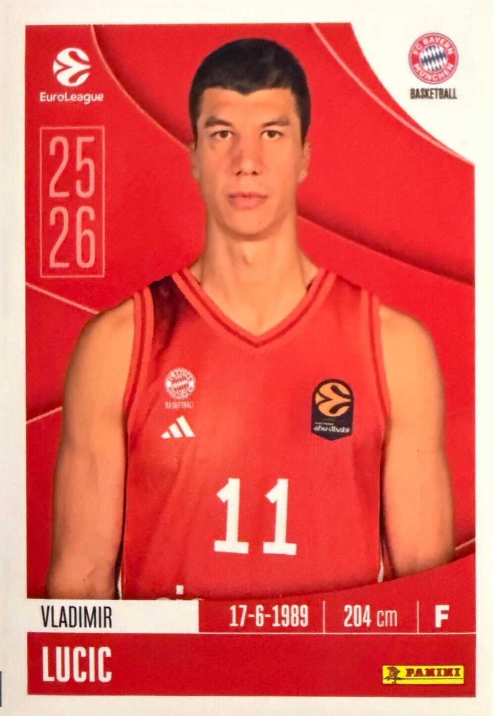 EuroLeague 2025/26 Panini - Scegli figurina da da 1 a 230