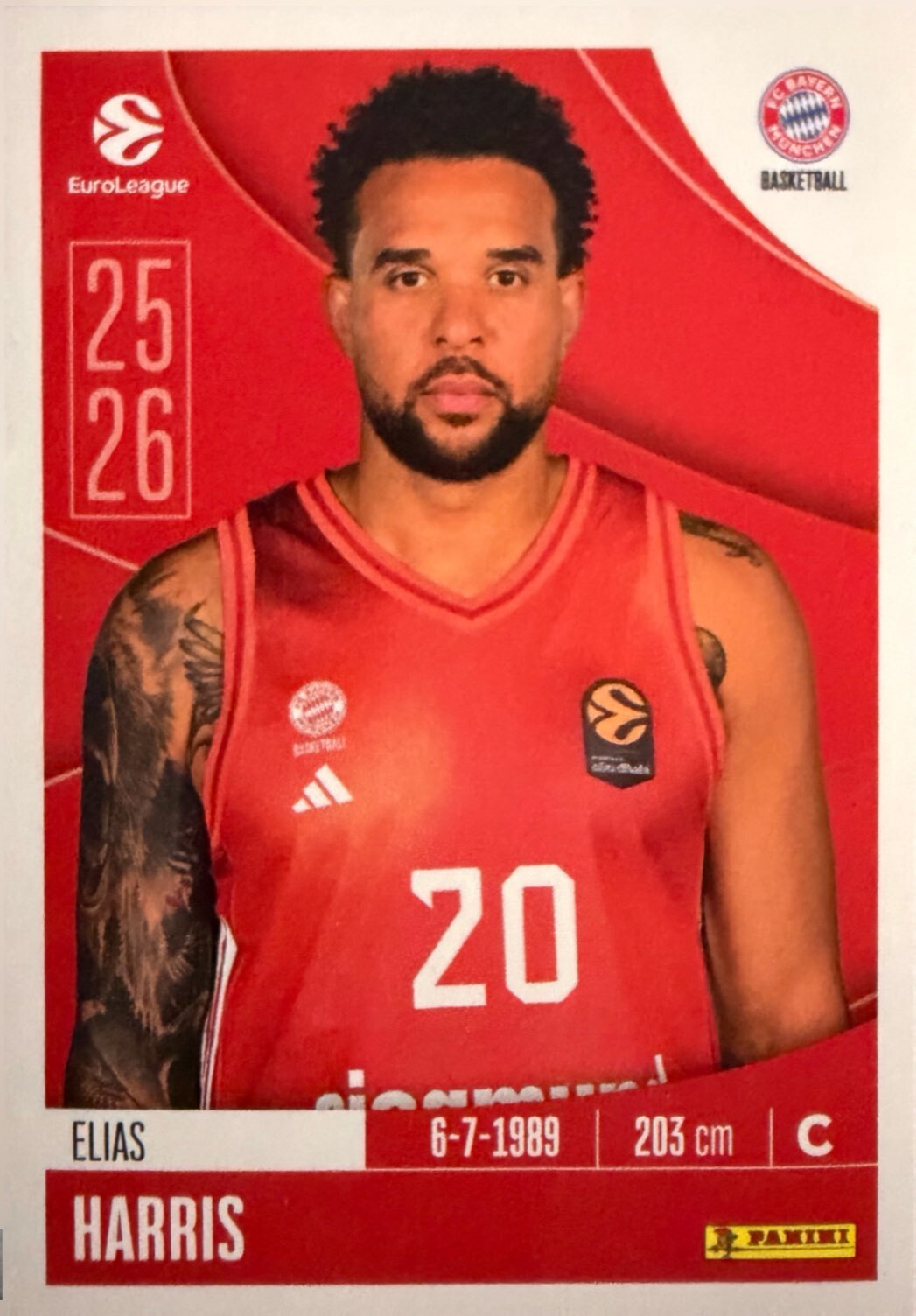 EuroLeague 2025/26 Panini - Scegli figurina da da 1 a 230