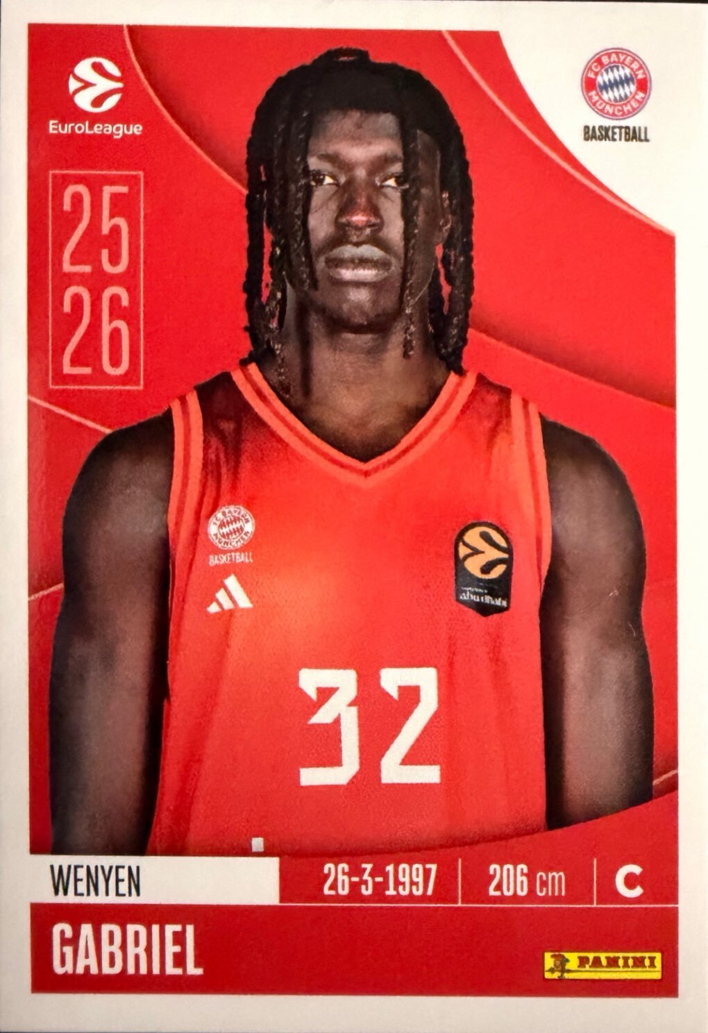 EuroLeague 2025/26 Panini - Scegli figurina da da 1 a 230