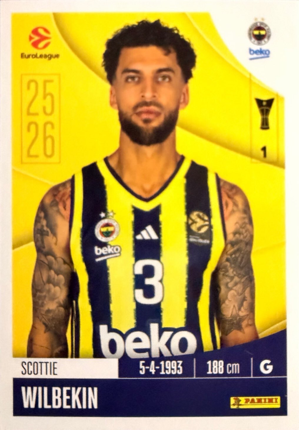 EuroLeague 2025/26 Panini - Scegli figurina da da 1 a 230