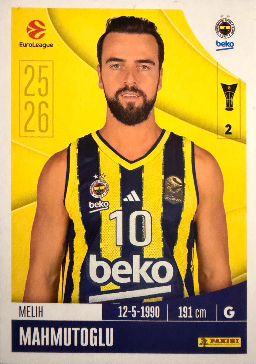 EuroLeague 2025/26 Panini - Scegli figurina da da 1 a 230