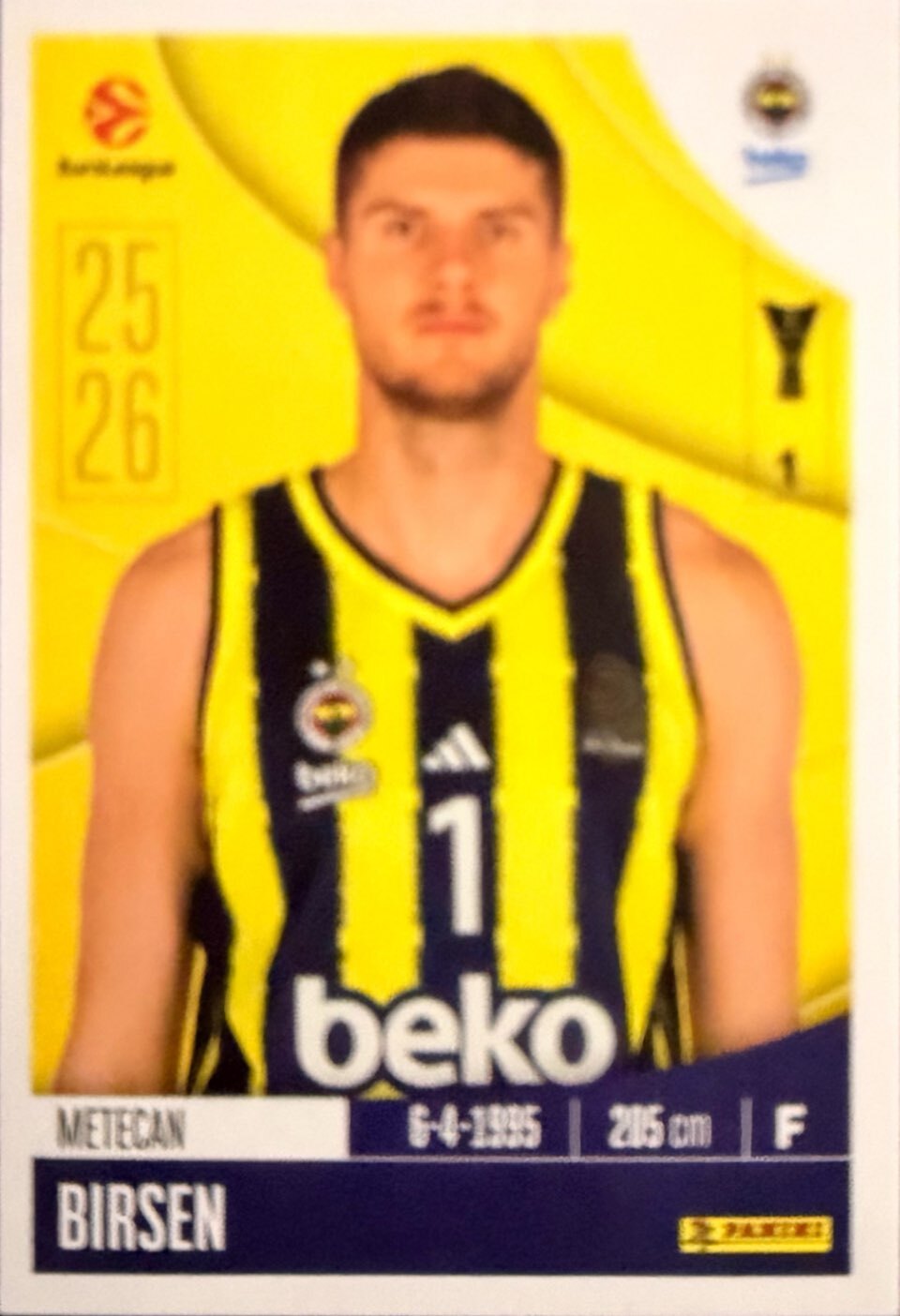 EuroLeague 2025/26 Panini - Scegli figurina da da 1 a 230