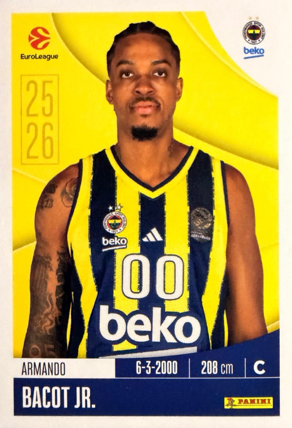 EuroLeague 2025/26 Panini - Scegli figurina da da 1 a 230