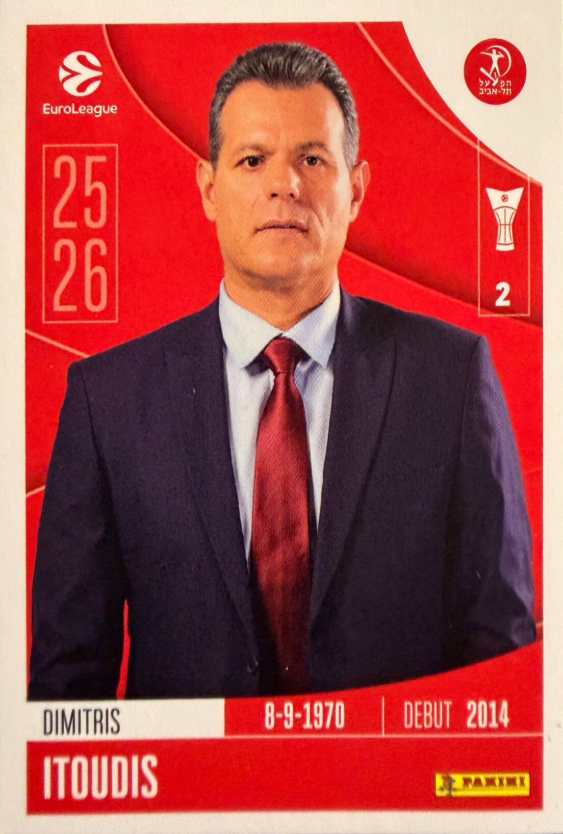 EuroLeague 2025/26 Panini - Scegli figurina da da 1 a 230