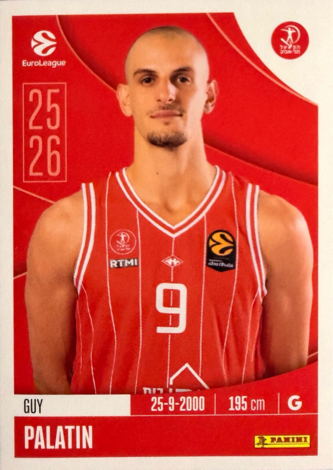 EuroLeague 2025/26 Panini - Scegli figurina da da 1 a 230