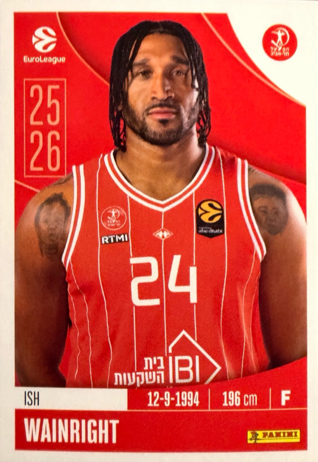 EuroLeague 2025/26 Panini - Scegli figurina da da 1 a 230