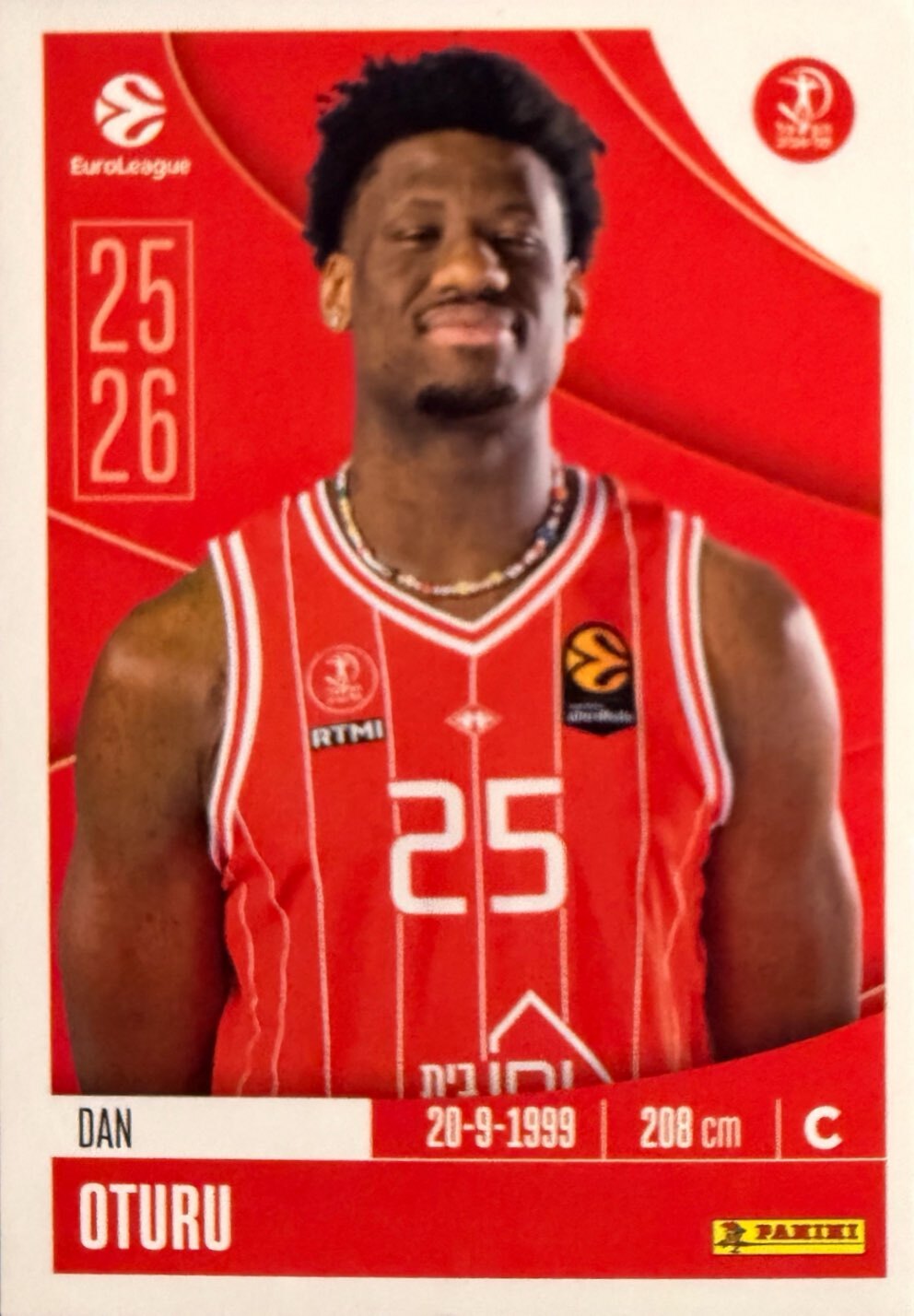 EuroLeague 2025/26 Panini - Scegli figurina da da 1 a 230