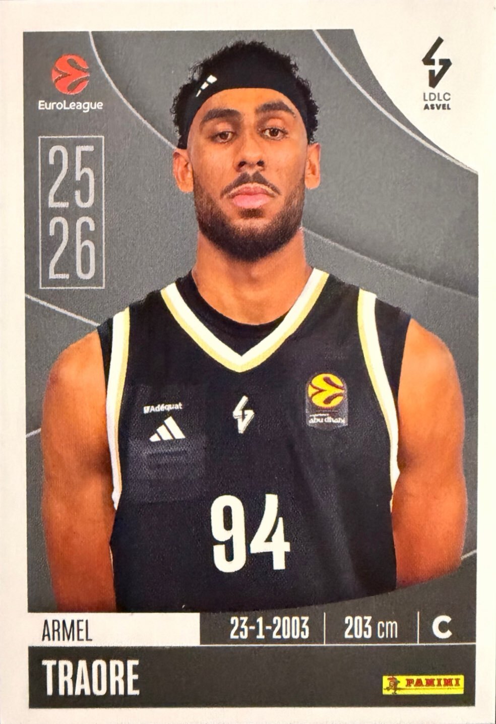 EuroLeague 2025/26 Panini - Scegli figurina da da 1 a 230