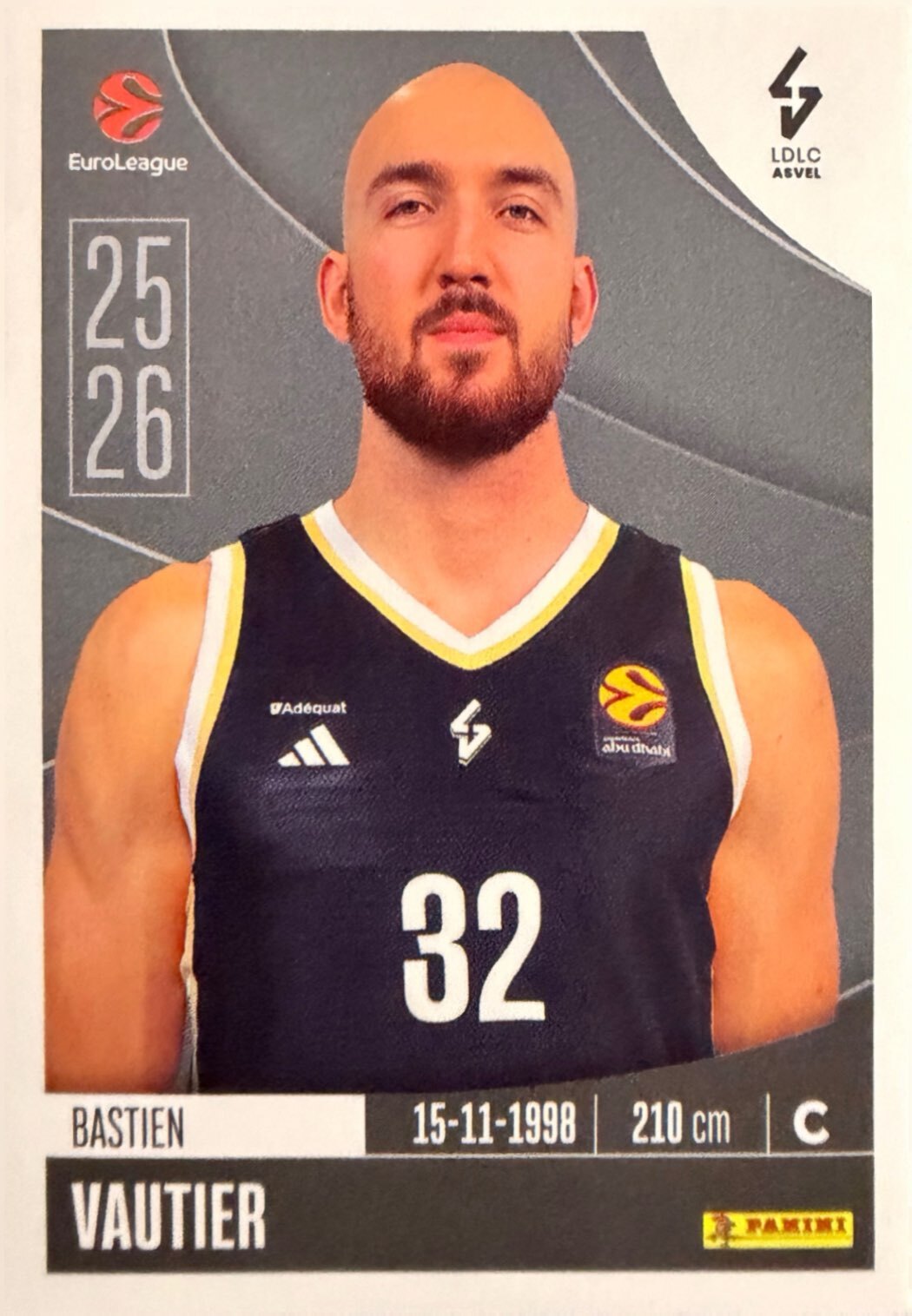 EuroLeague 2025/26 Panini - Scegli figurina da da 1 a 230