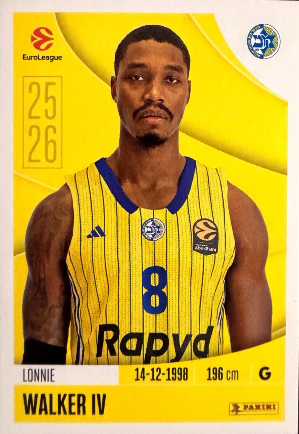 EuroLeague 2025/26 Panini - Scegli figurina da 231 a 448