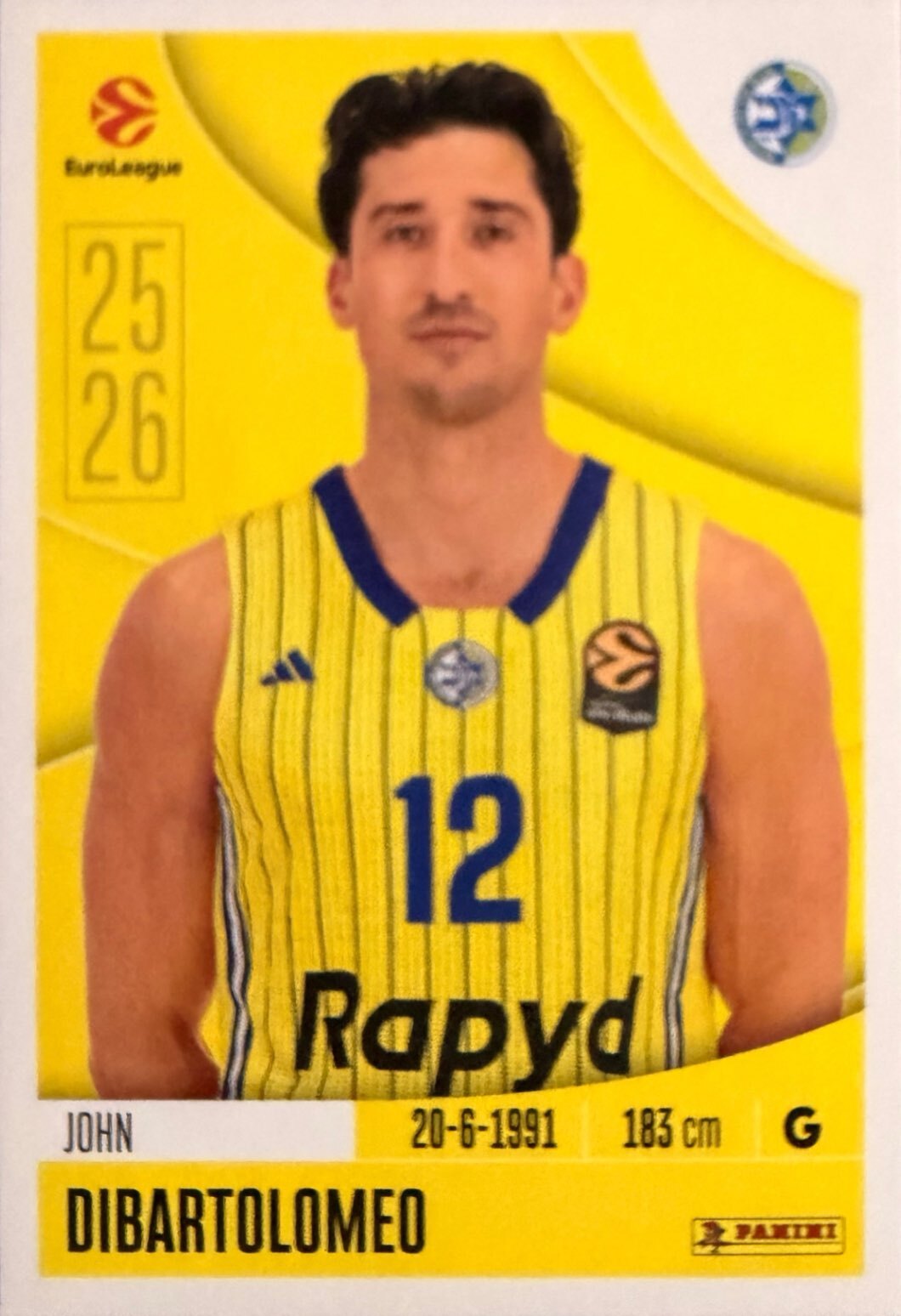 EuroLeague 2025/26 Panini - Scegli figurina da 231 a 448