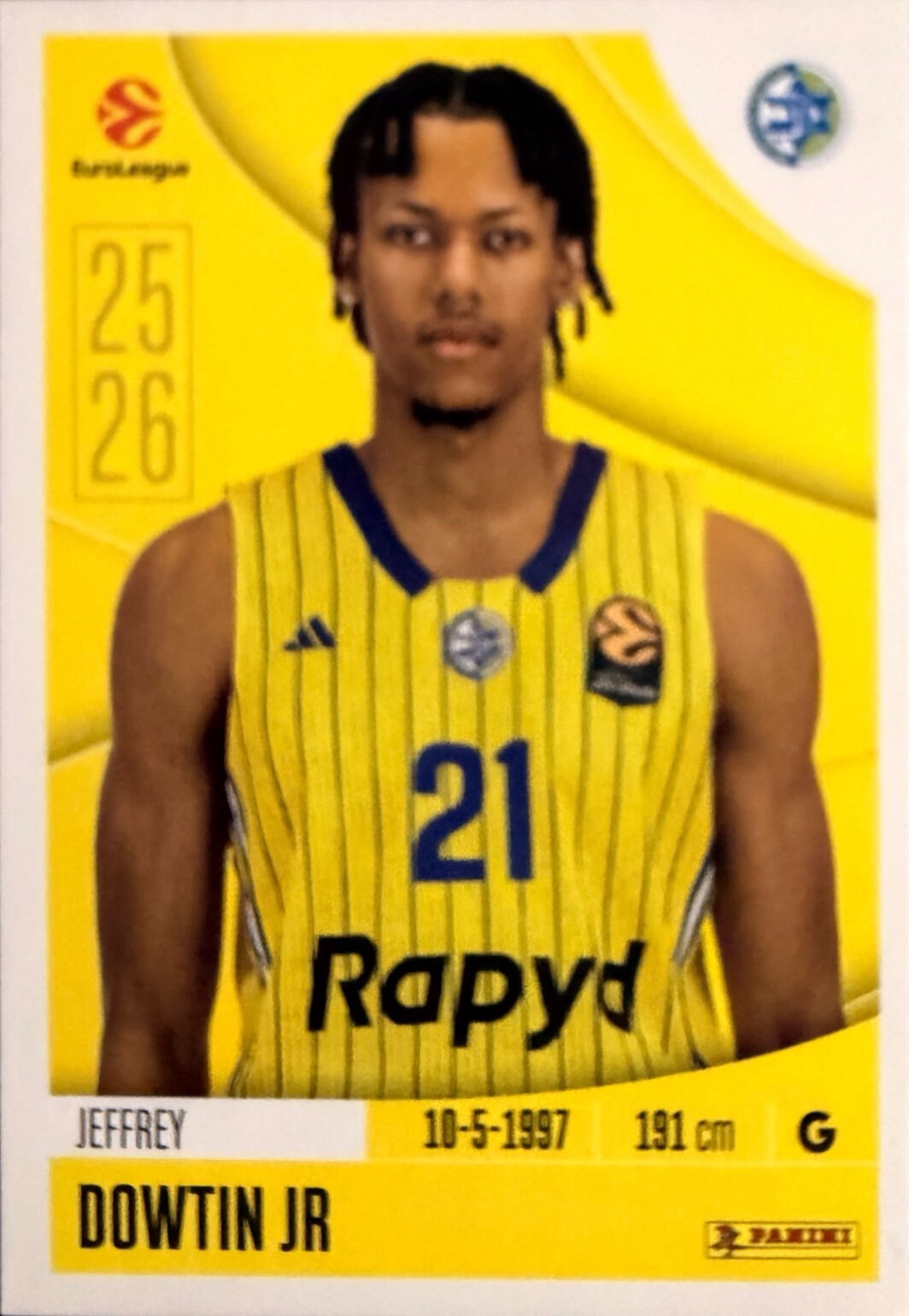 EuroLeague 2025/26 Panini - Scegli figurina da 231 a 448