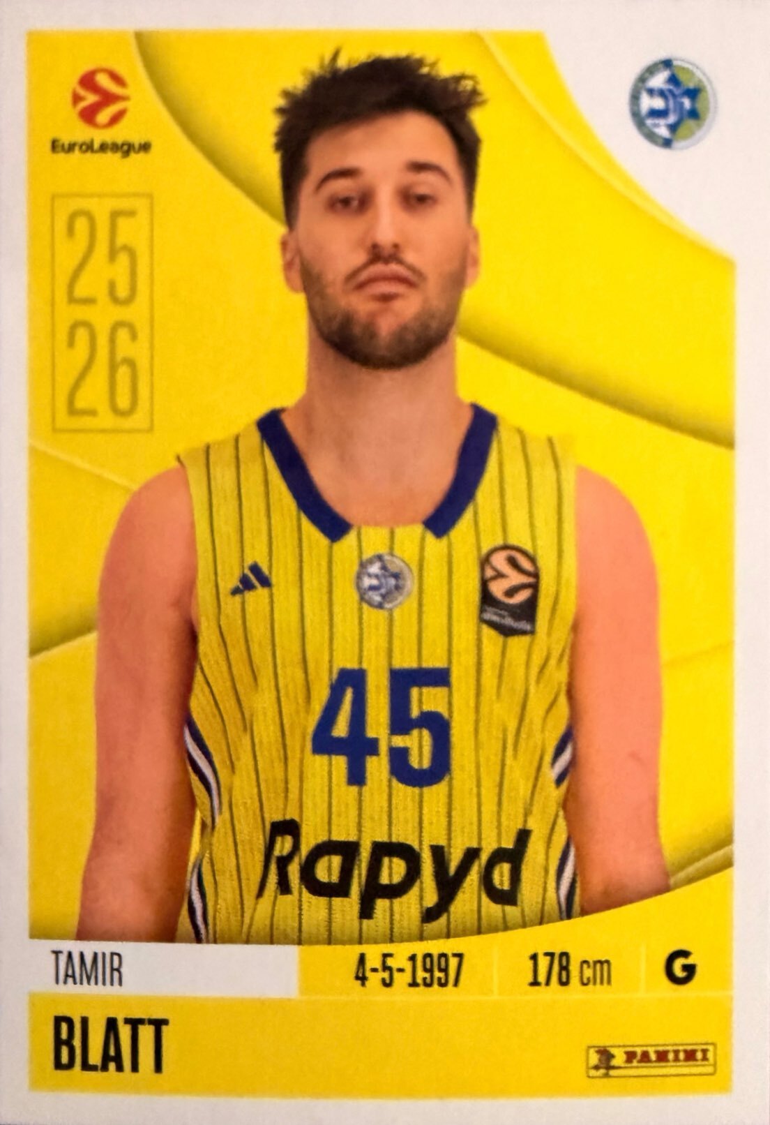 EuroLeague 2025/26 Panini - Scegli figurina da 231 a 448