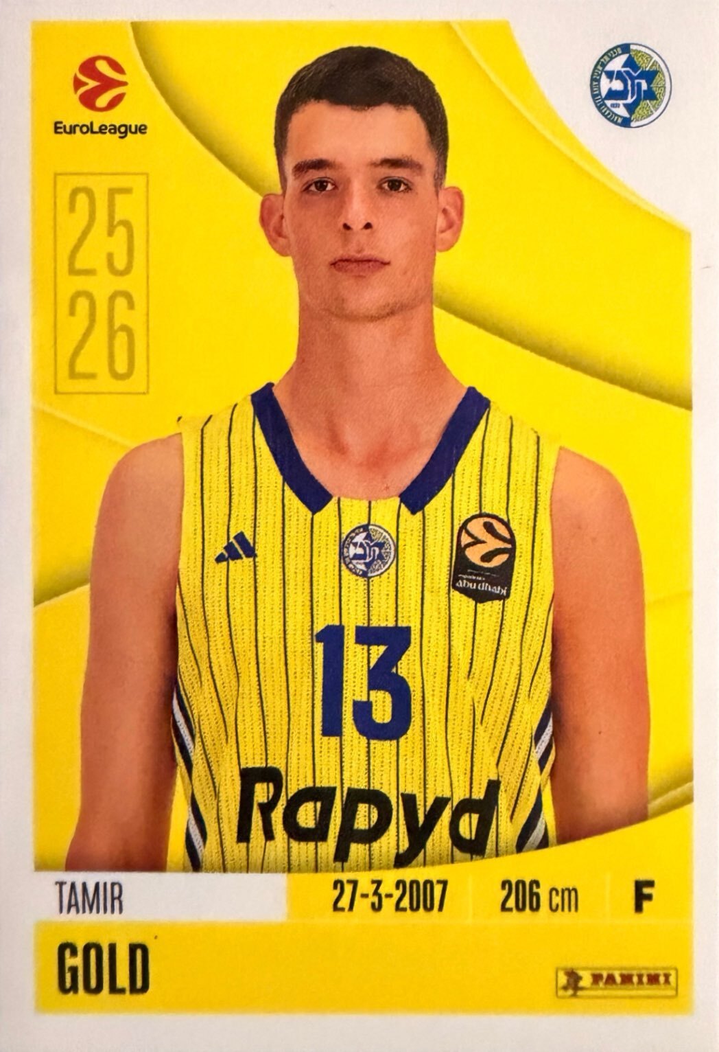 EuroLeague 2025/26 Panini - Scegli figurina da 231 a 448
