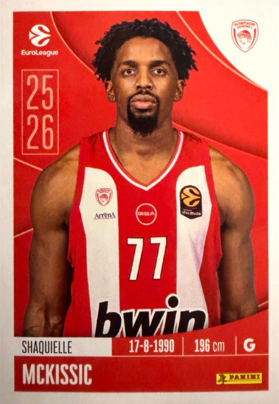EuroLeague 2025/26 Panini - Scegli figurina da 231 a 448
