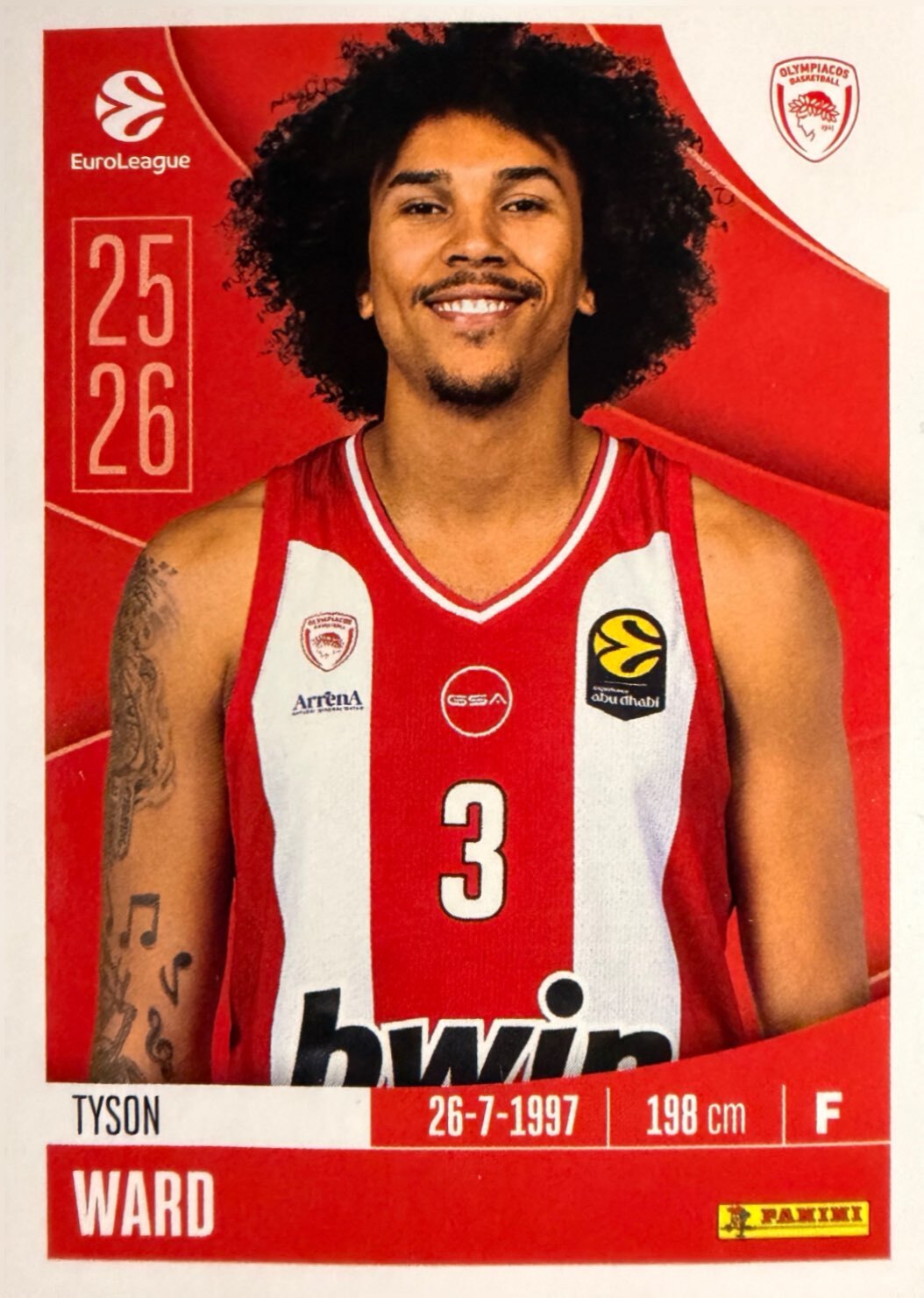 EuroLeague 2025/26 Panini - Scegli figurina da 231 a 448