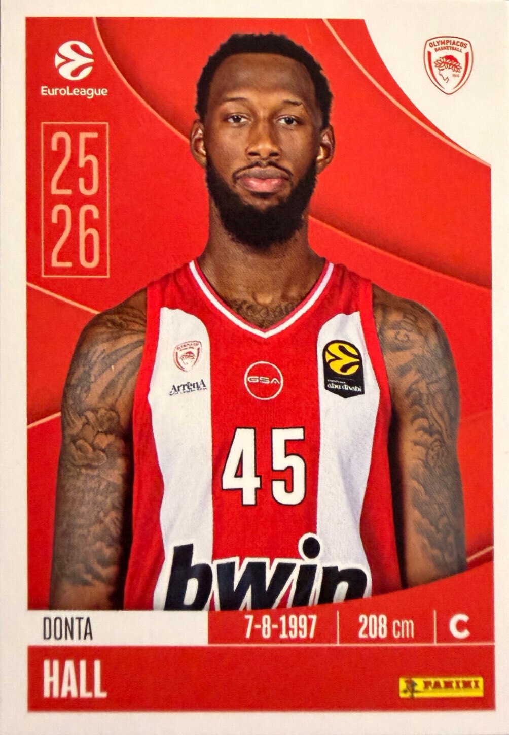 EuroLeague 2025/26 Panini - Scegli figurina da 231 a 448