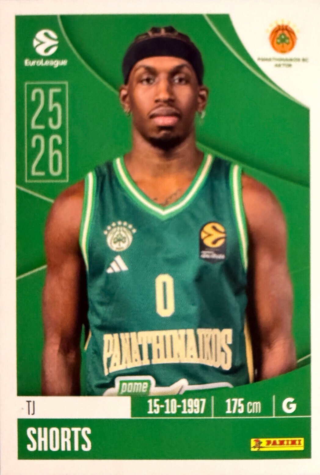 EuroLeague 2025/26 Panini - Scegli figurina da 231 a 448