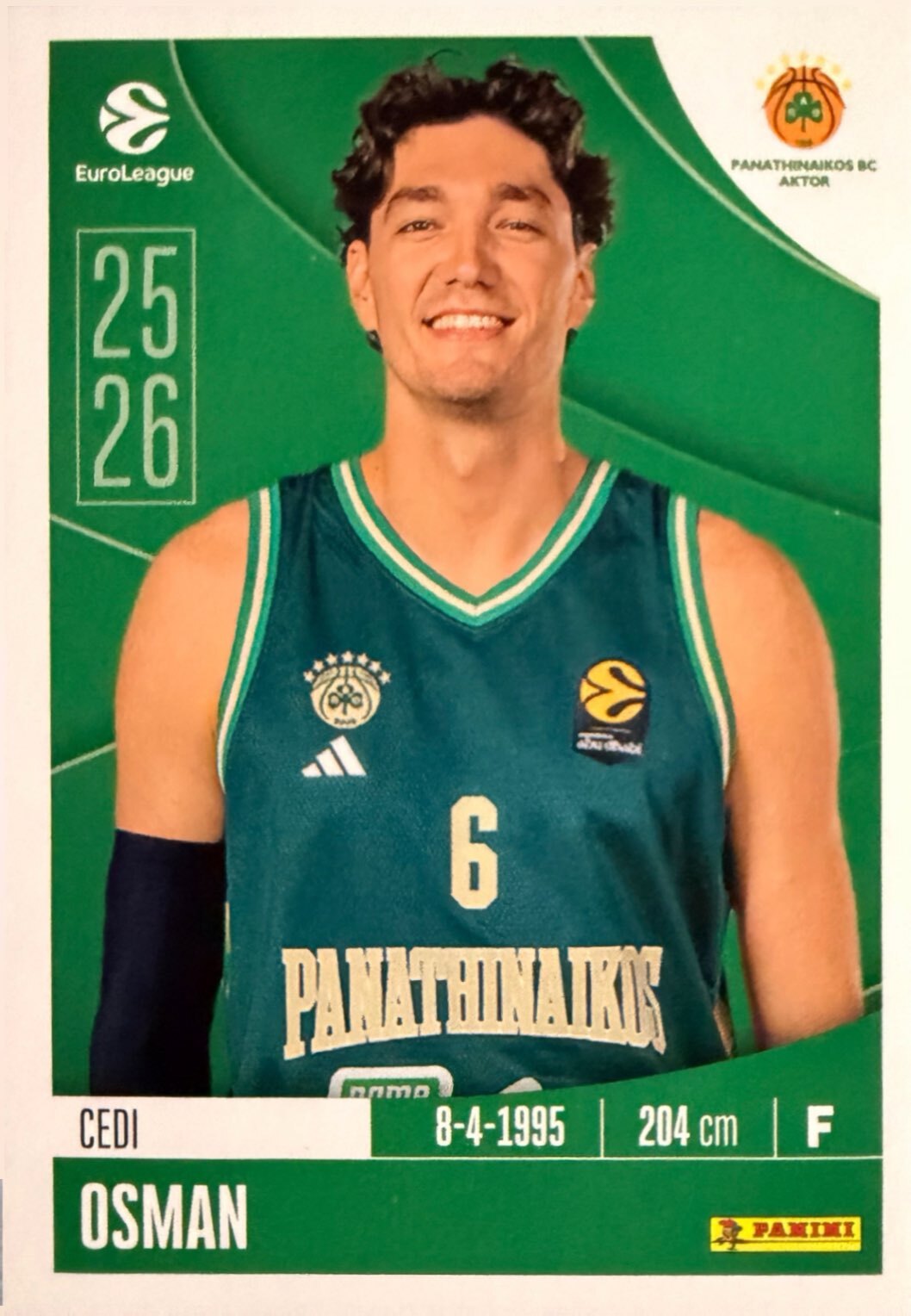EuroLeague 2025/26 Panini - Scegli figurina da 231 a 448