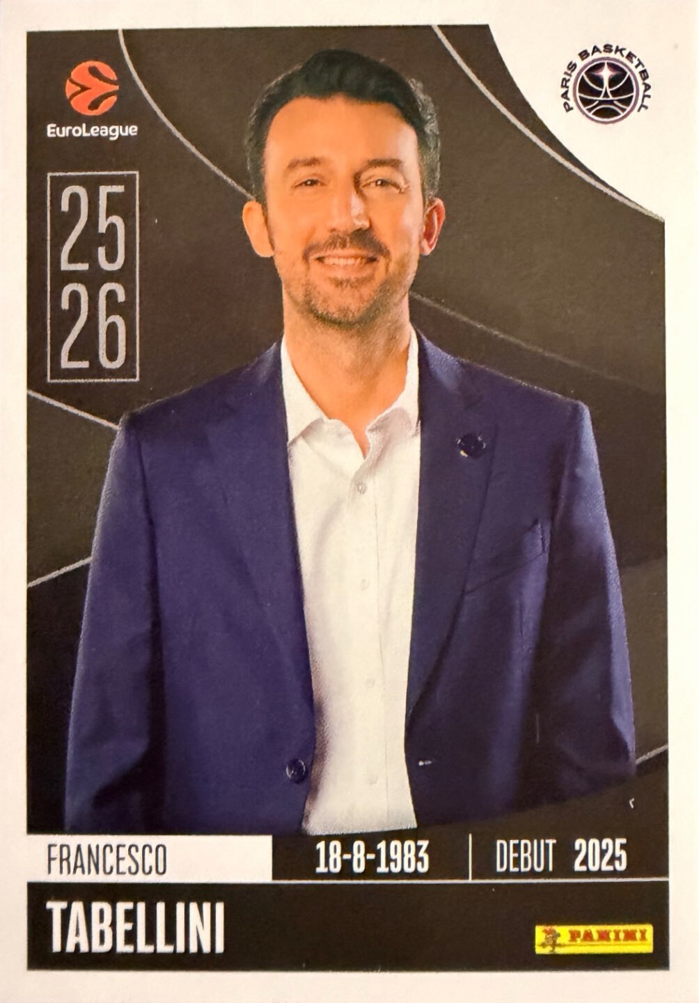 EuroLeague 2025/26 Panini - Scegli figurina da 231 a 448