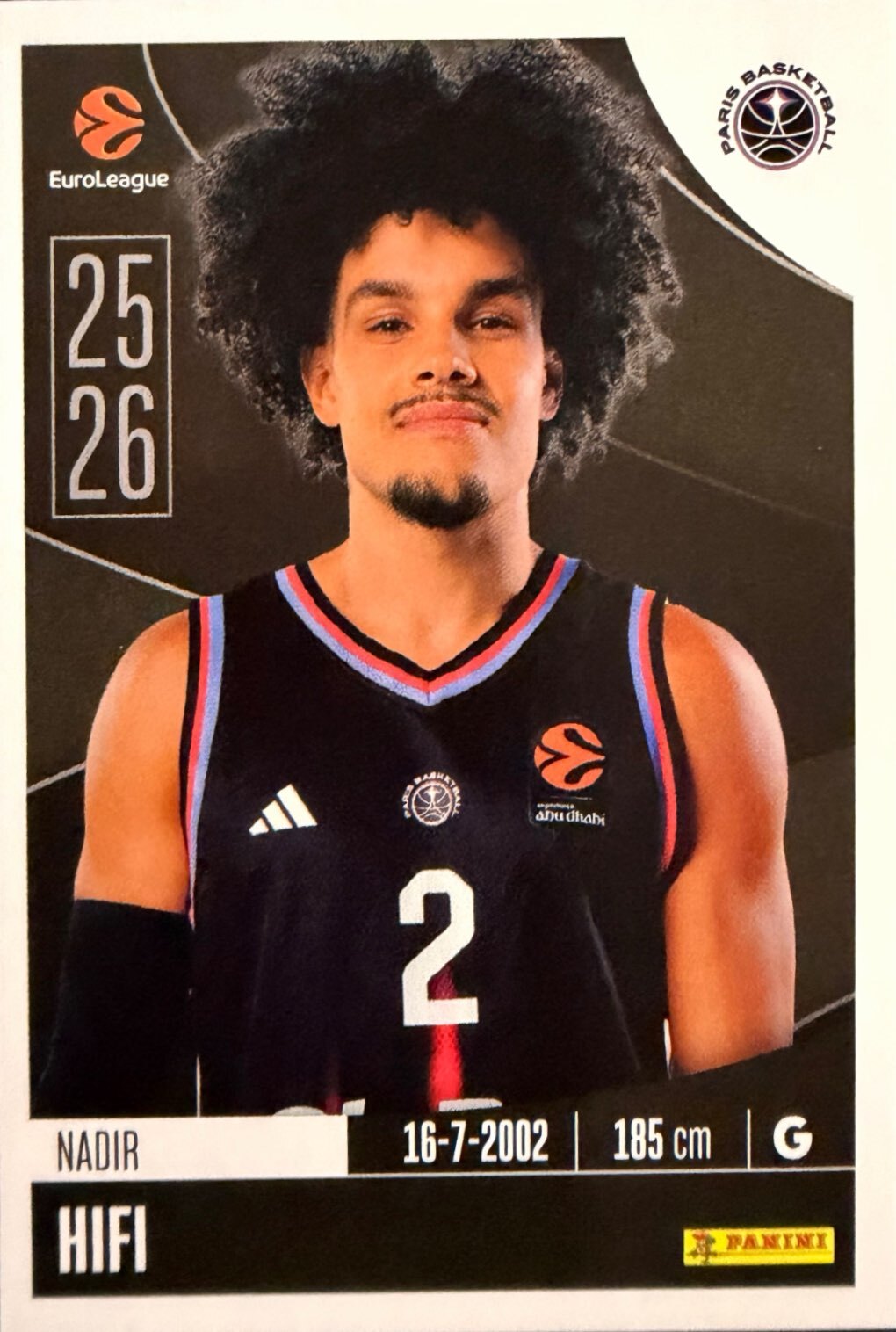 EuroLeague 2025/26 Panini - Scegli figurina da 231 a 448