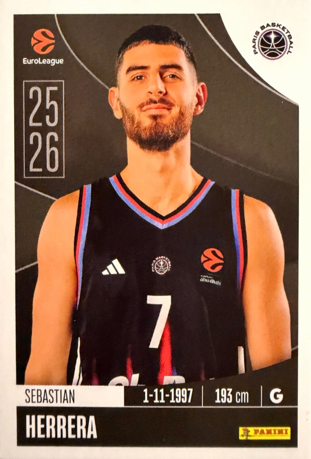 EuroLeague 2025/26 Panini - Scegli figurina da 231 a 448