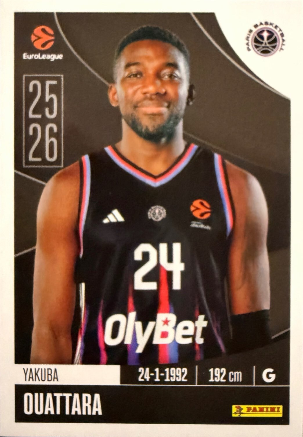 EuroLeague 2025/26 Panini - Scegli figurina da 231 a 448