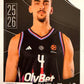 EuroLeague 2025/26 Panini - Scegli figurina da 231 a 448