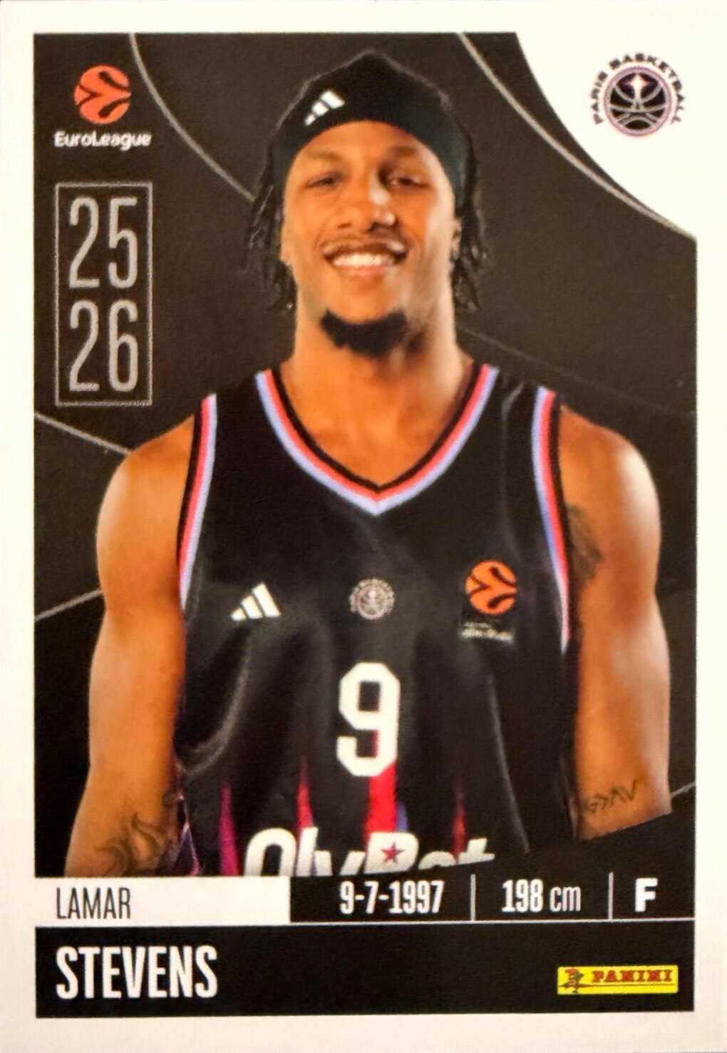 EuroLeague 2025/26 Panini - Scegli figurina da 231 a 448
