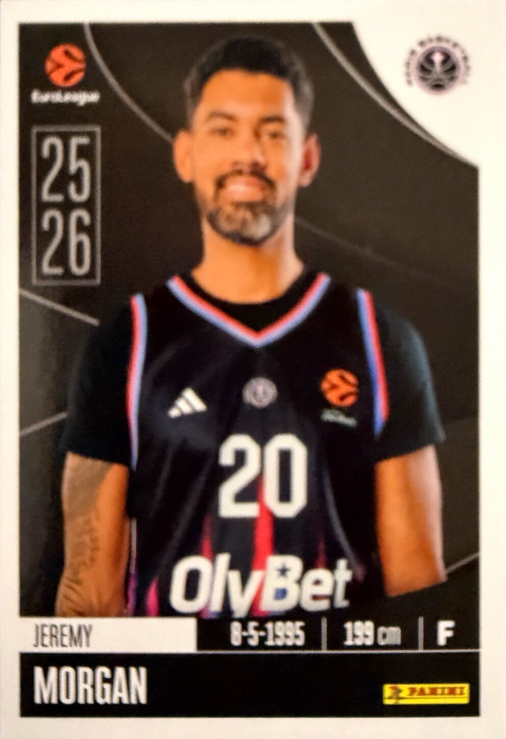 EuroLeague 2025/26 Panini - Scegli figurina da 231 a 448