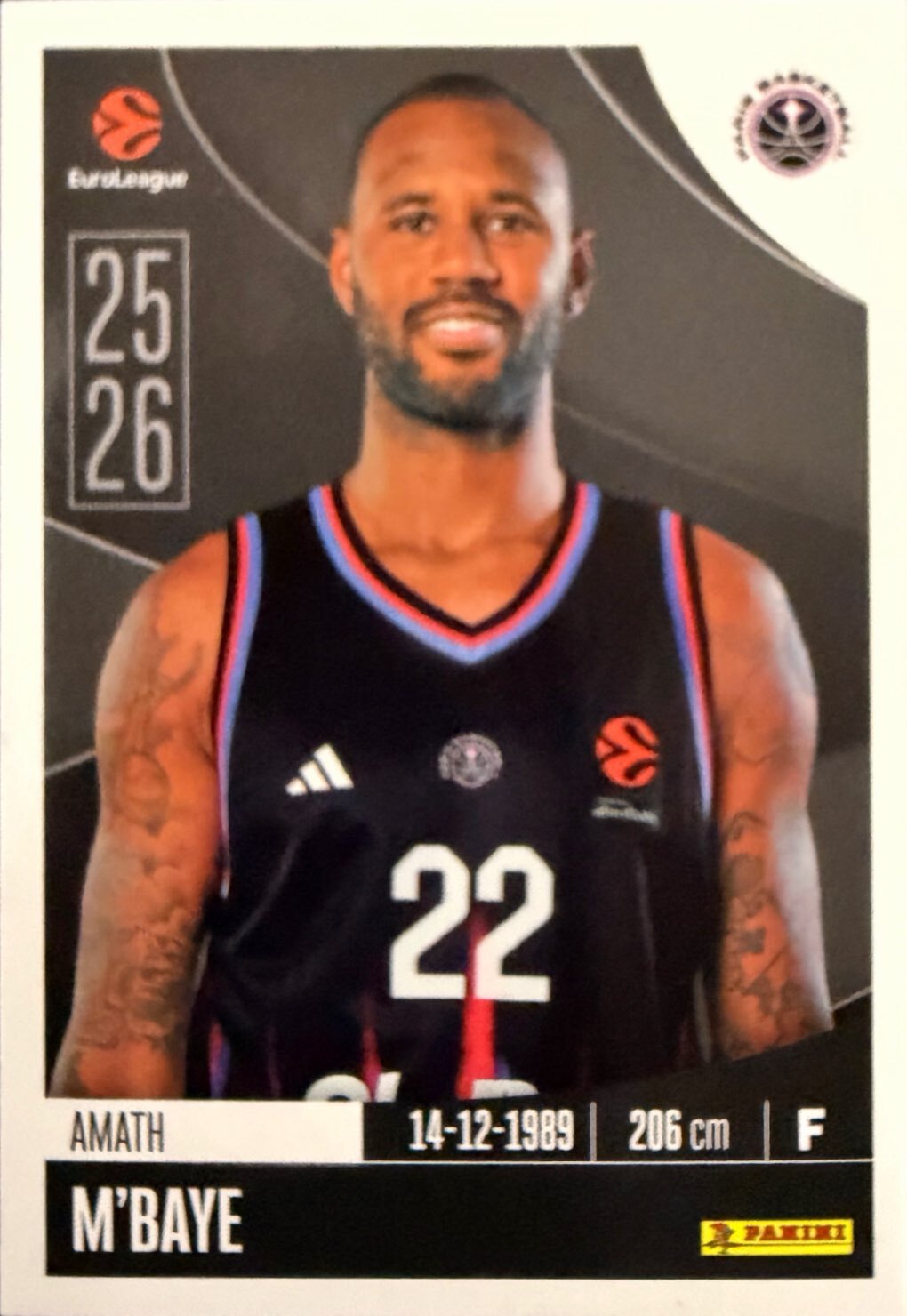 EuroLeague 2025/26 Panini - Scegli figurina da 231 a 448