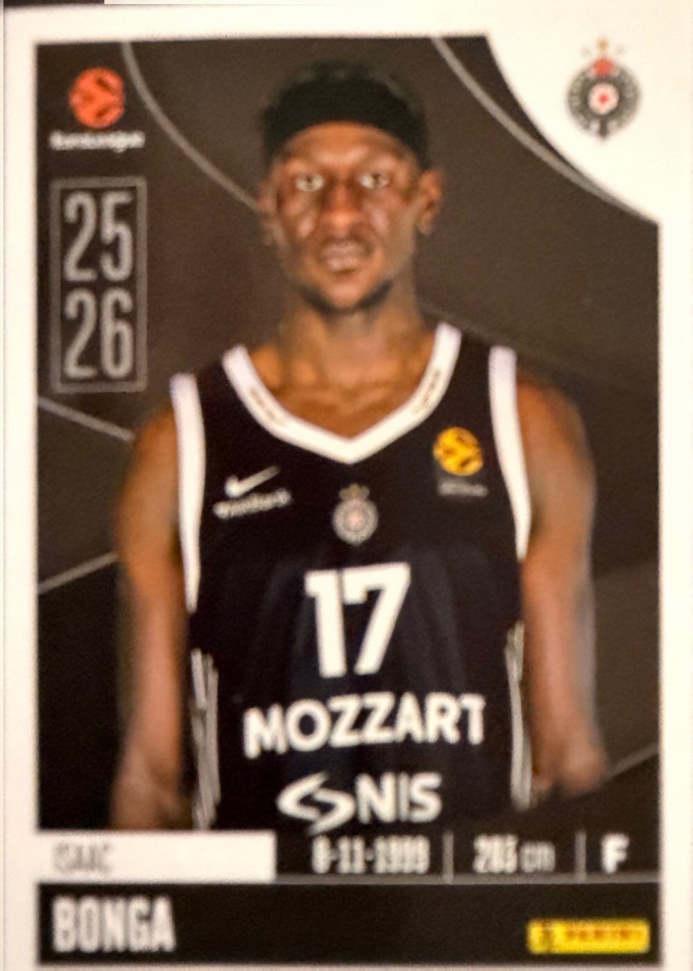 EuroLeague 2025/26 Panini - Scegli figurina da 231 a 448