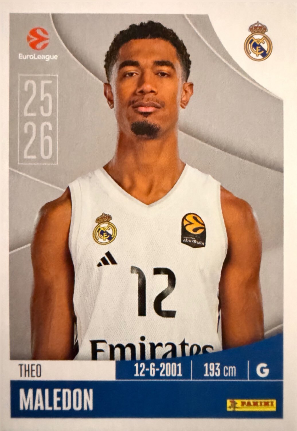 EuroLeague 2025/26 Panini - Scegli figurina da 231 a 448