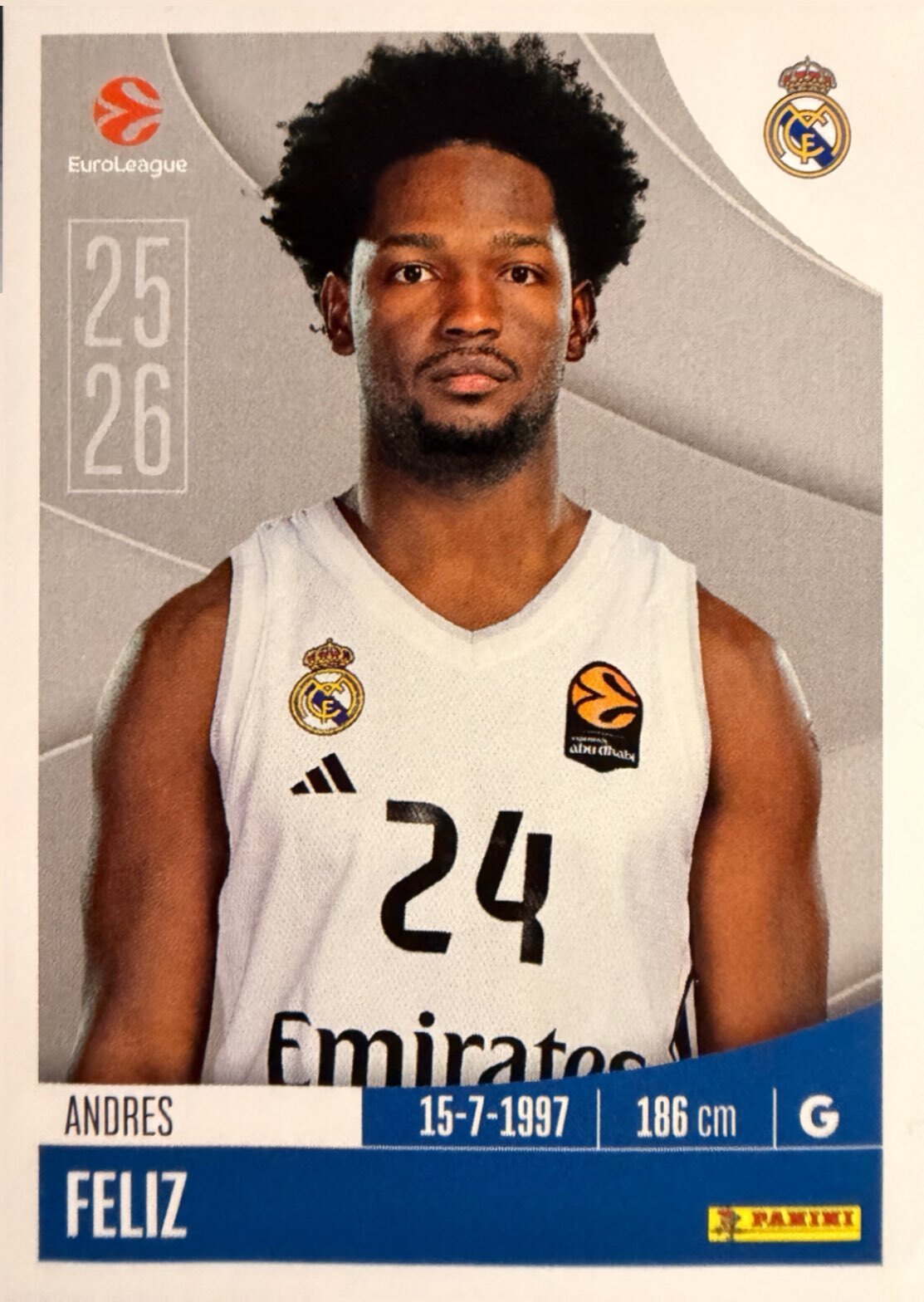 EuroLeague 2025/26 Panini - Scegli figurina da 231 a 448