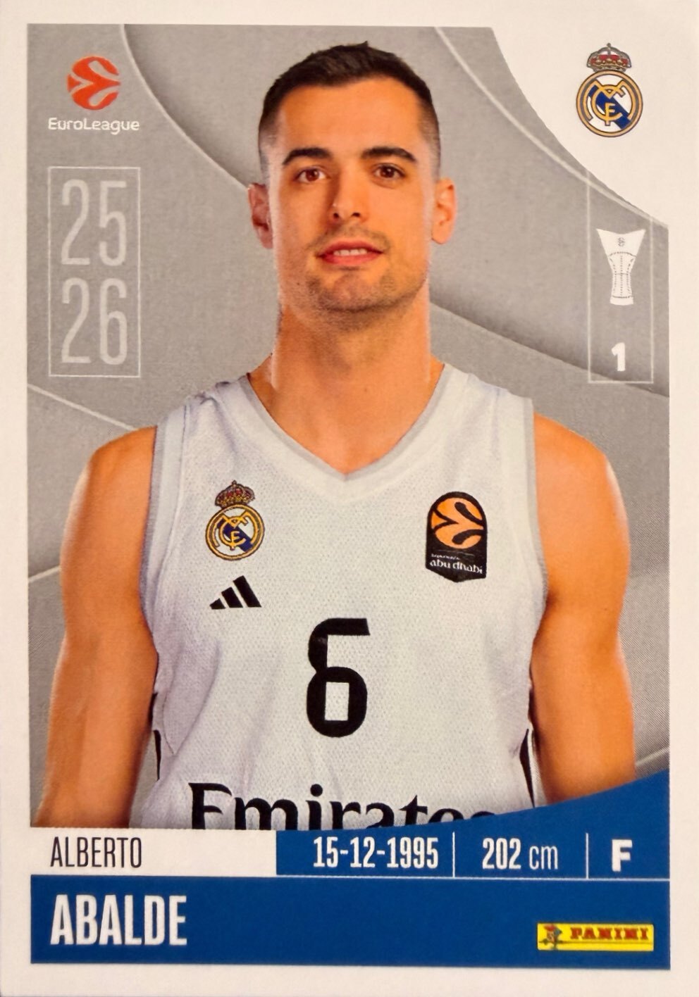 EuroLeague 2025/26 Panini - Scegli figurina da 231 a 448