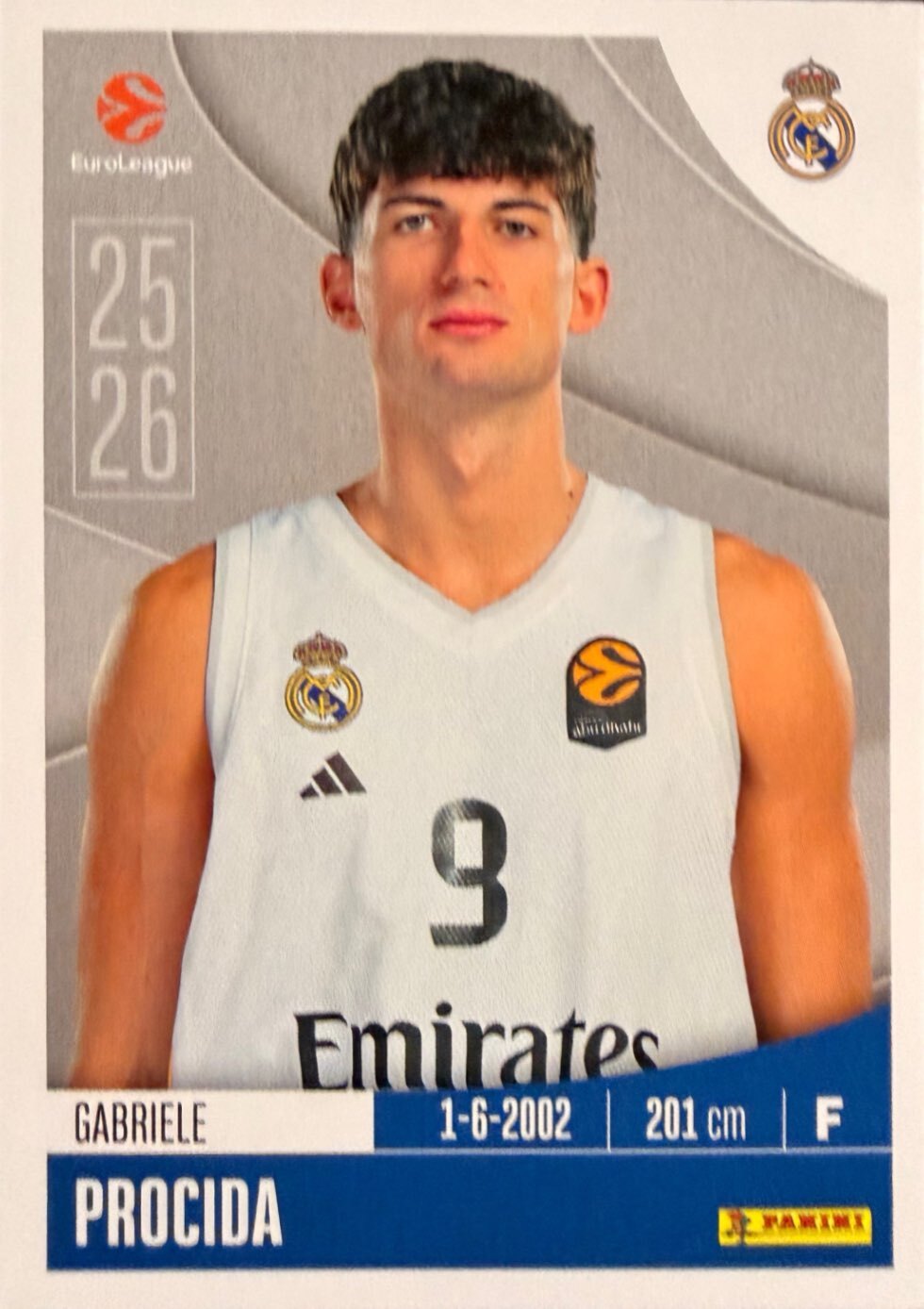 EuroLeague 2025/26 Panini - Scegli figurina da 231 a 448