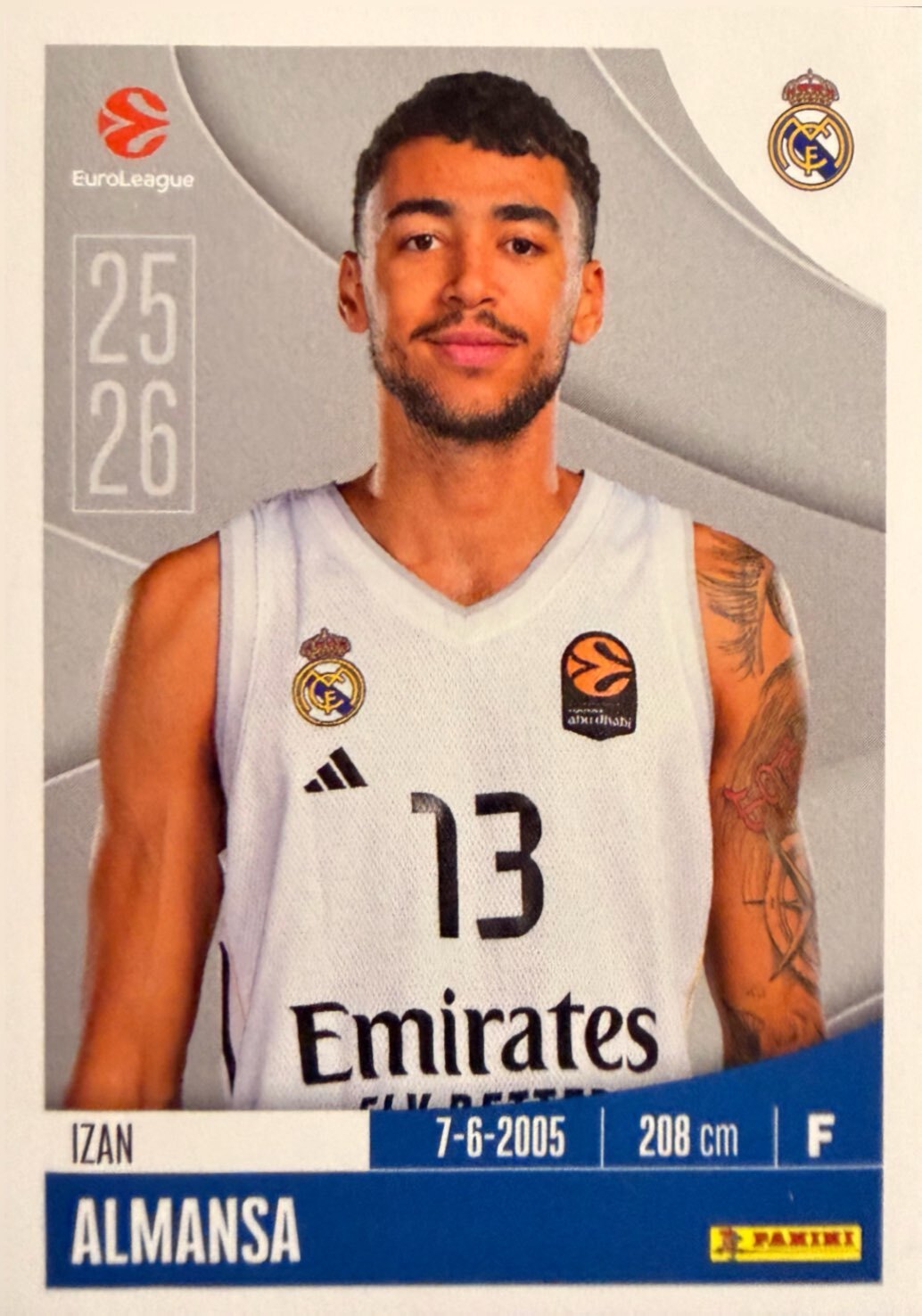 EuroLeague 2025/26 Panini - Scegli figurina da 231 a 448