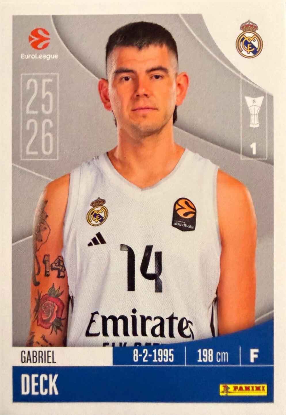 EuroLeague 2025/26 Panini - Scegli figurina da 231 a 448