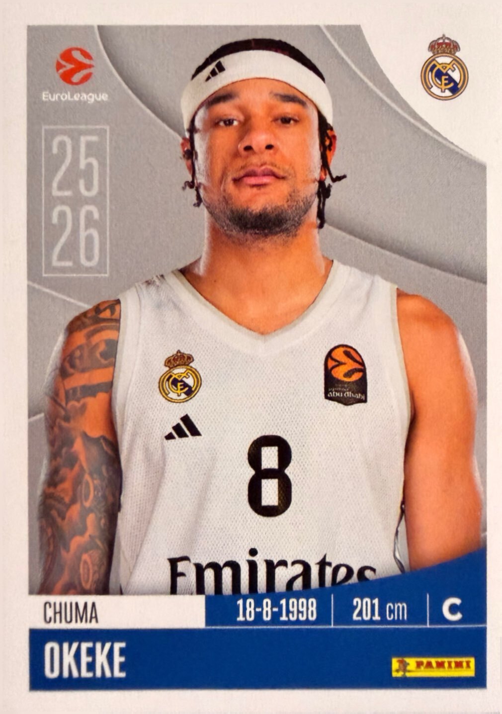 EuroLeague 2025/26 Panini - Scegli figurina da 231 a 448