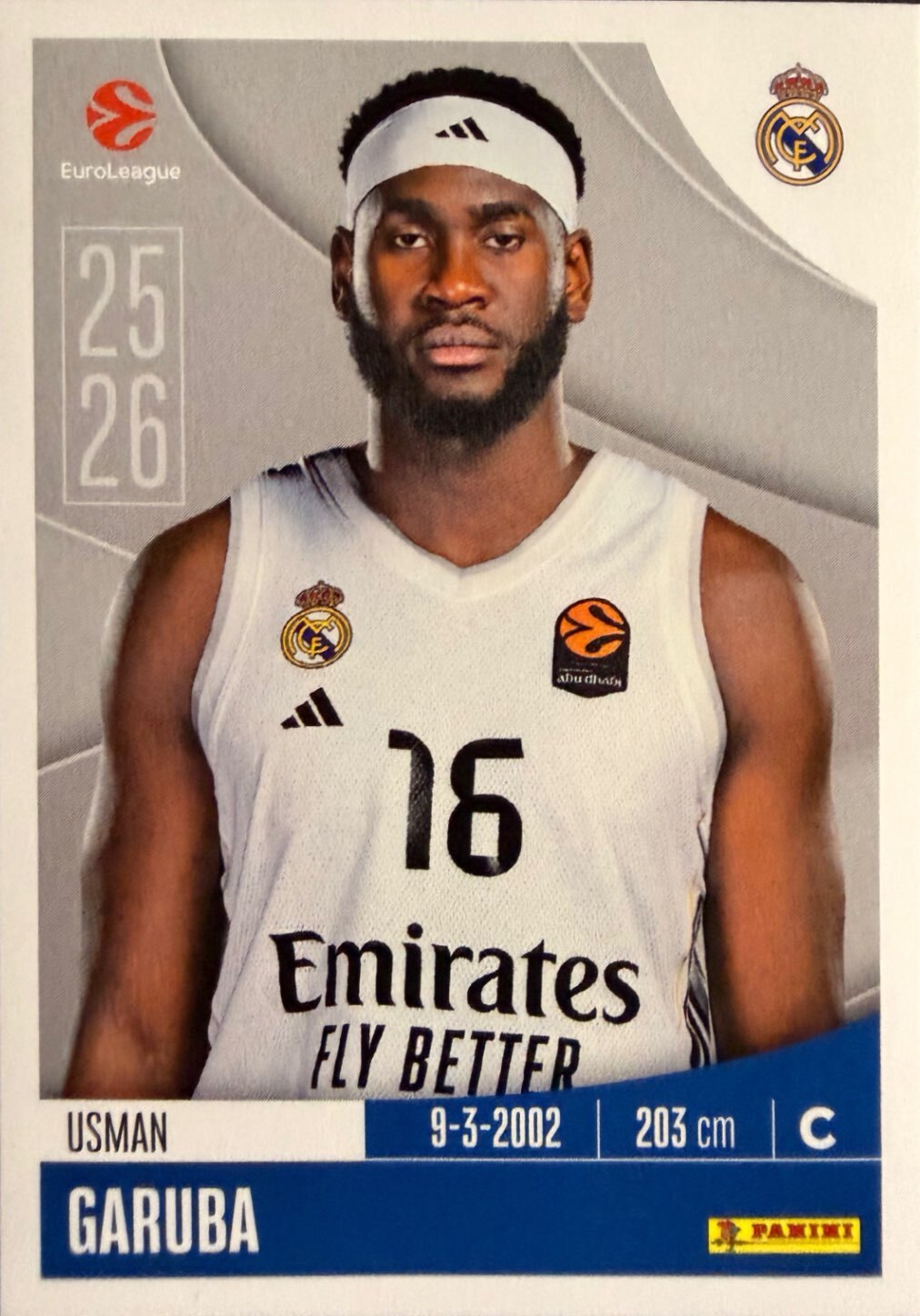 EuroLeague 2025/26 Panini - Scegli figurina da 231 a 448